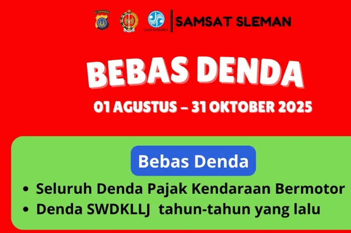 Pemutihan Pajak Kendaraan di Yogyakarta Kasih 3 Keringanan, Penunggak Pajak Bisa Dapat Cashback