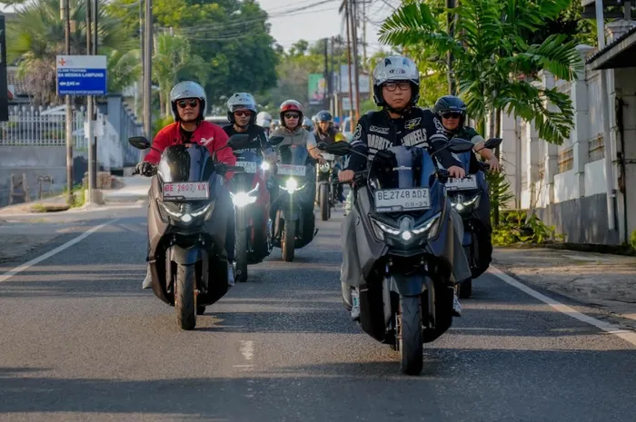 Yamaha Dukung Kampanye Keselamatan Berkendara, Sunmori MAXi Ride & Pride Bareng Gubernur Lampung