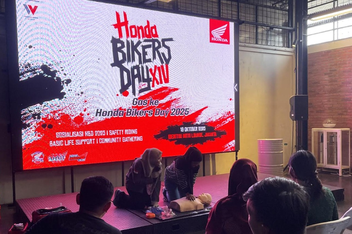 Gas ke Honda Bikers Day 2025, Komunitas Honda Jakarta-Tangerang Dibekali Safety Touring dan P3K